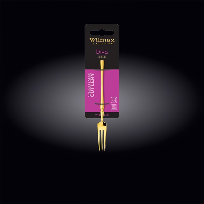 Вилка для закусок Diva Gold 14,5 см. (999503024/1B). Wilmax 999527/1B - фото 29774