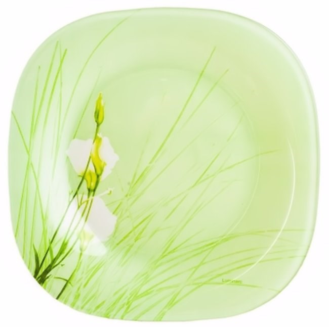 Тарелка суповая Sofiane green 20,5x20,5 см. (6 шт). Luminarc J7809/6 - фото 30382