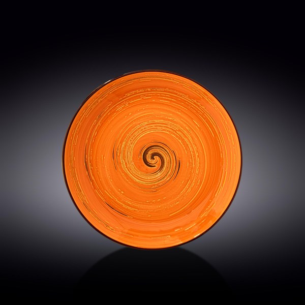 Набор обеденных тарелок Spiral Orange 25,5 см. (3 шт). Wilmax - фото 31336