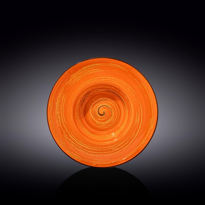 Тарелка для салата Spiral Orange 22,5 см. (1100 мл). Wilmax - фото 37127