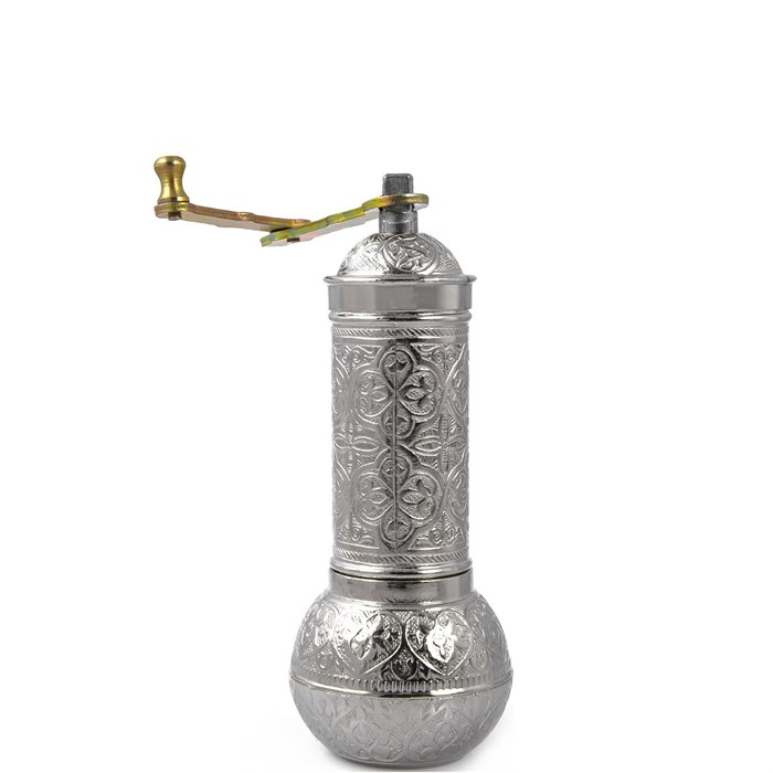 Кофемолка Восток механическая серебро 18 см. (шар). AYM2704-T-S - фото 41108
