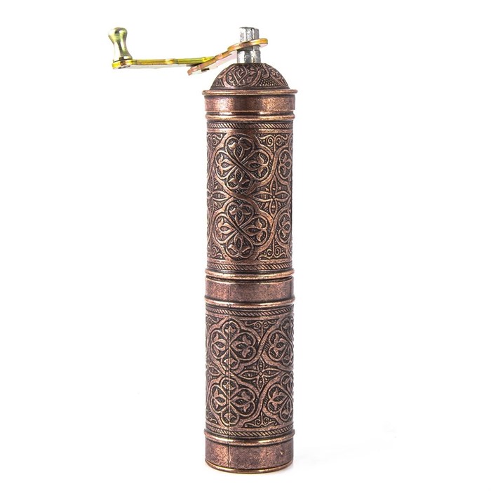 Кофемолка Восток механическая медь 22 см. (цилиндр). AYM2704-B - фото 41110