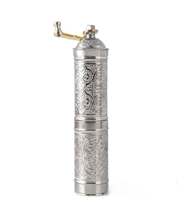 Кофемолка Восток механическая серебро 22 см. (цилиндр). AYM2704-S - фото 41117