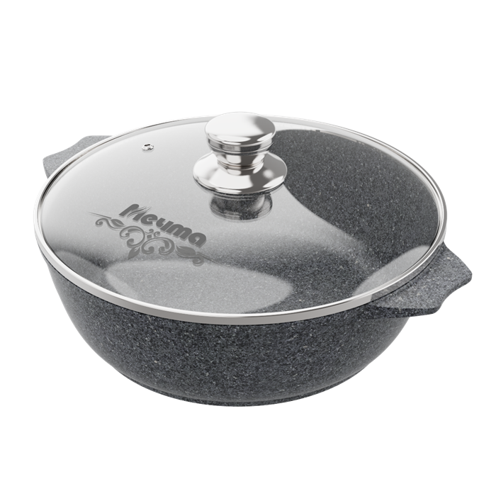 Жаровня Premium Grey 3 л. (26 см). Мечта 33901 - фото 41356