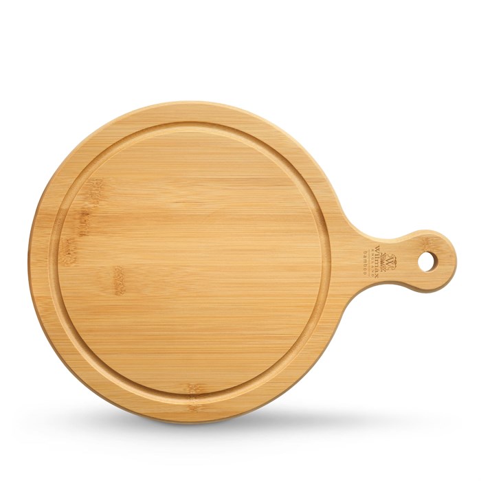 Доска сервировочная круглая с ручкой 58x45 см. Wilmax 771196/A
