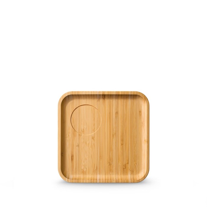 Блюдо Bamboo квадратное под соусник или кружку 12х12 см. Wilmax 771114/A