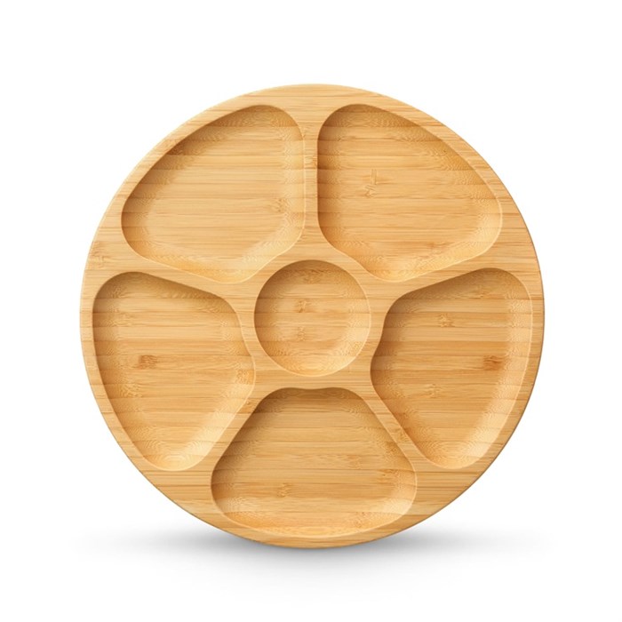 Менажница Bamboo круглая 6 секций 38 см. Wilmax 771228/A