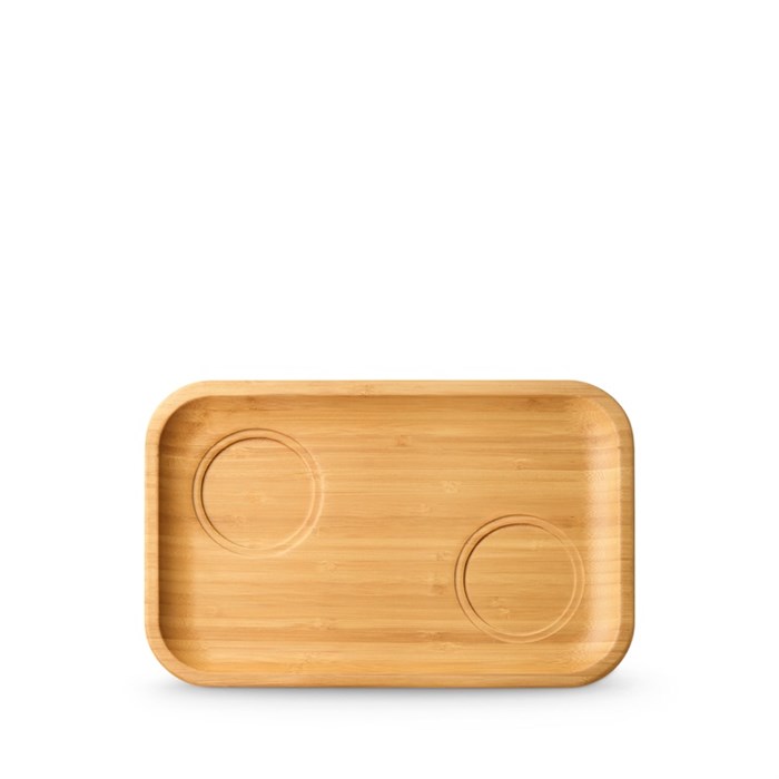 Блюдо Bamboo прямоугольное под 2-а соусника или кружки 28х17,5 см. Wilmax 771130/A