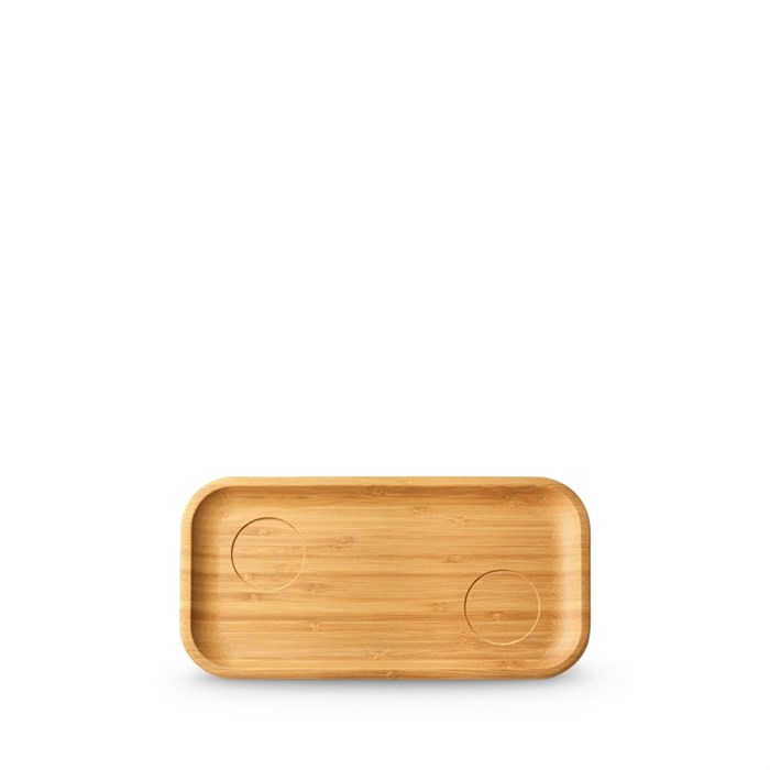 Блюдо Bamboo прямоугольное под 2-а соусника или кружки 20,5х10 см. Wilmax 771127/A