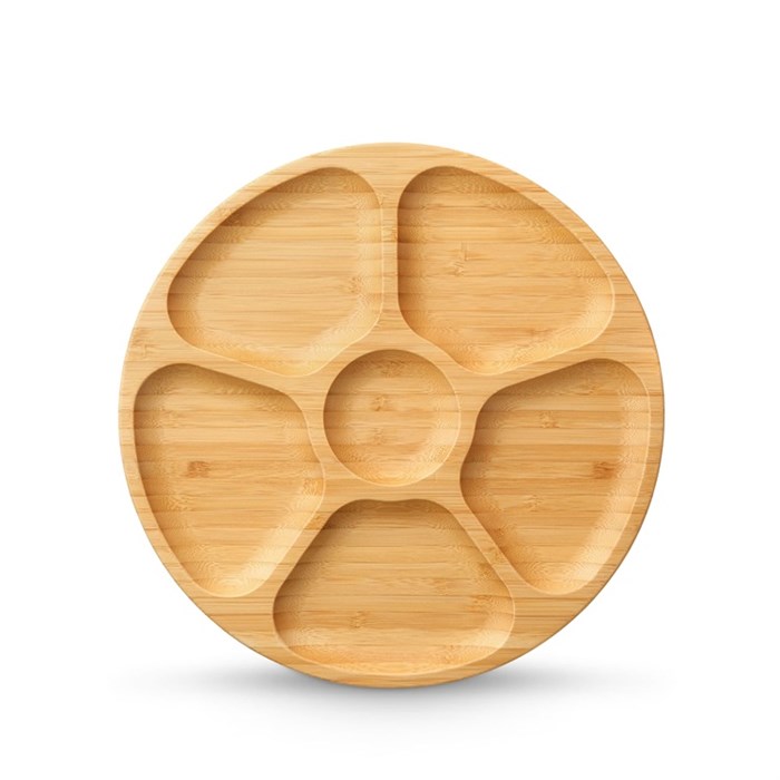 Менажница Bamboo круглая на 6 секций 33 см. Wilmax 771227/A