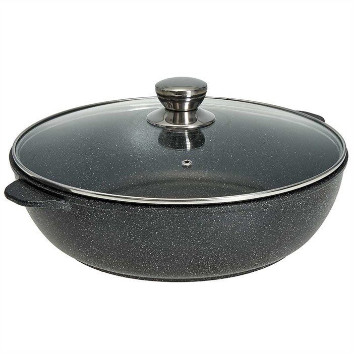 Жаровня Орион 32 см. с крышкой (покрытие Мраморное). Гардарика 1832-04-10