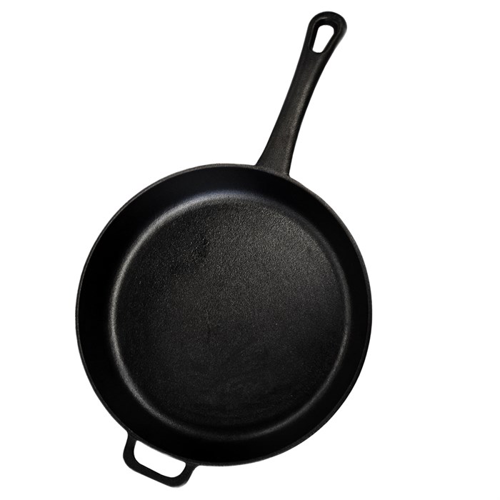 Сковорода чугунная с литой ручкой 20 см. Гардарика 00120