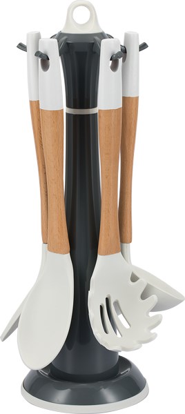 Набор кухонных принадлежностей на подставке 6 пр. Древо (Albero). Regent 74-101