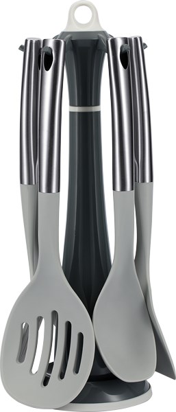 Набор кухонных принадлежностей на подставке 6 пр. Кучина (Cucina). Regent 74-100