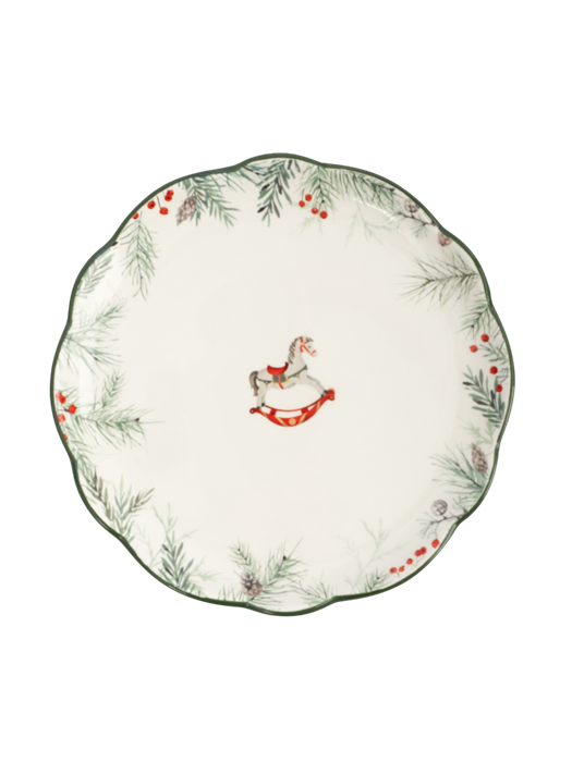 Тарелка десертная Лошадка Festival 20 см. (керамика). Anna Lafarg ANLAF-FDH-0303-3