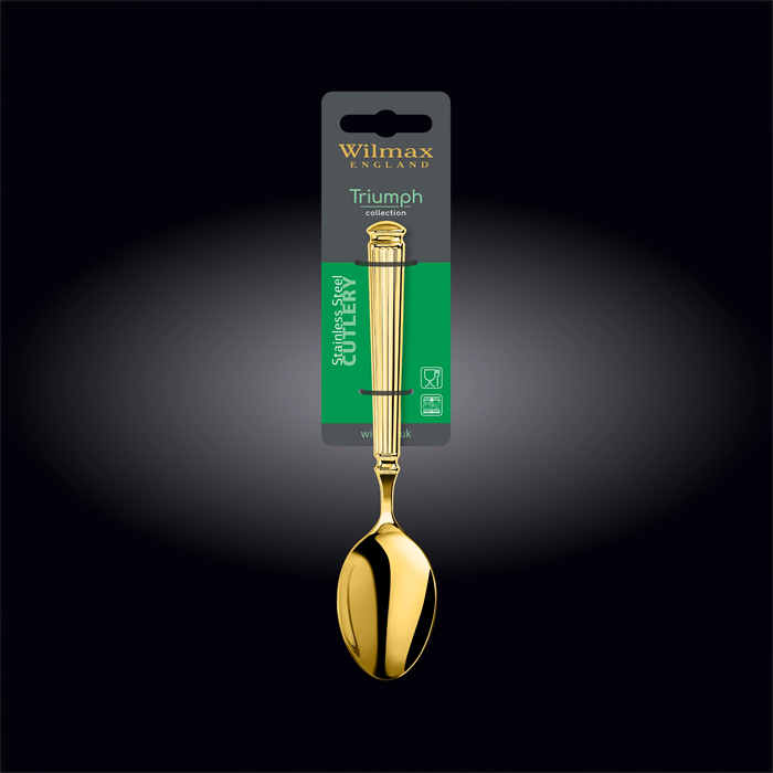 Ложка столовая 20 см. Триумф Золотой (Triumph Gold). Wilmax 999.883.041/1B