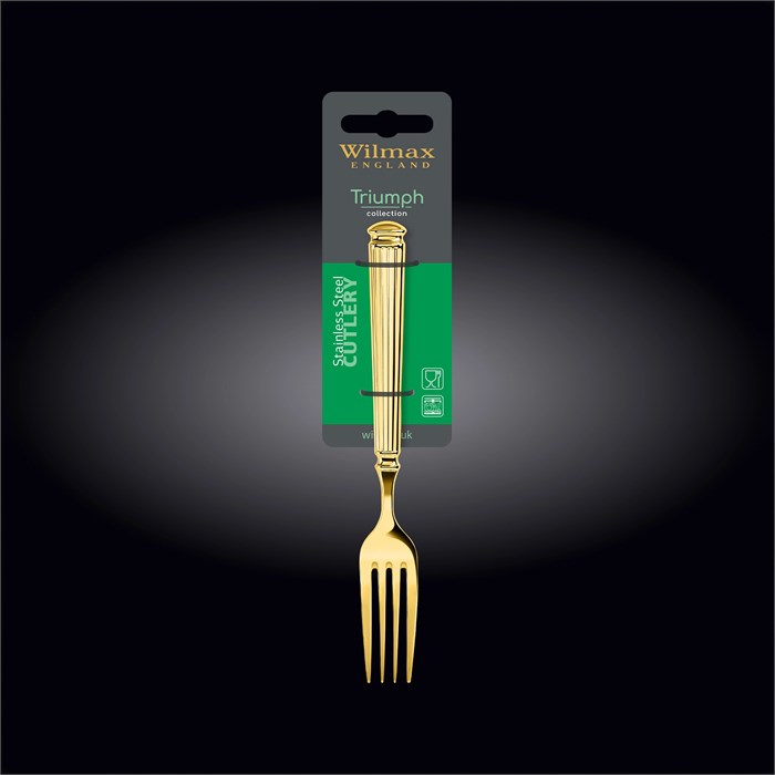 Вилка столовая 20 см. Триумф Золотой (Triumph Gold). Wilmax 999.883.021/1B