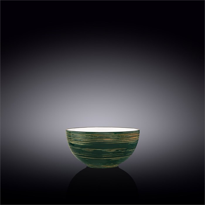 Салатник 250 мл. 10 см. Всплеск зеленый (Splash Green). Wilmax 669529/A