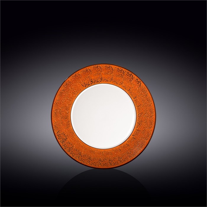Тарелка десертная 20 см. Всплеск оранжевый (Splash Orange). Wilmax 667312/A