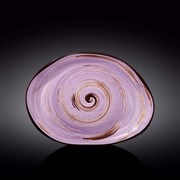 Блюдо в форме камня Spiral lavender 33х24,5 см. Wilmax