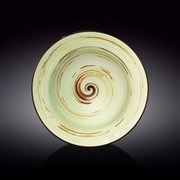 Тарелка суповая Spiral Pistachio 28,5 см. (500 мл). Wilmax