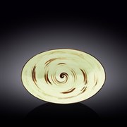 Блюдо овальное глубокое Spiral Pistachio 30х19,5х7 см. Wilmax