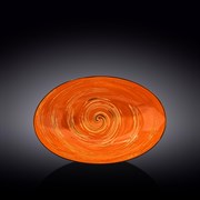 Блюдо овальное глубокое Spiral Orange 30х19,5х7 см. Wilmax