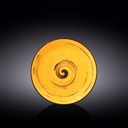 Тарелка десертная Spiral Yellow 20,5 см. Wilmax