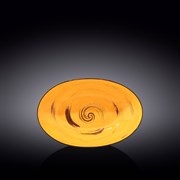 Блюдо овальное глубокое Spiral Yellow 25х16,5х6 см. Wilmax