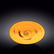 Блюдо овальное глубокое Spiral Yellow 30х19,5х7 см. Wilmax