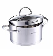 Кастрюля из нержевеющей стали со сливным носиком 3,6 л. (20 см). Hoffmann НМ5620