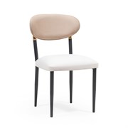Стул обеденный VELVET Neutral beige & white color. Wilmax 101753071