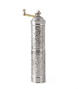 Кофемолка Восток механическая серебро 22 см. (цилиндр). AYM2704-S