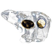 Фигурка хрустальная Северный медведь 7,5х3,5х4,5 см. Bohemia 75107/58900/080-109
