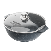 Жаровня Granit Grey 6 л. (32 см). Мечта 36701