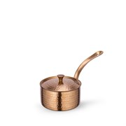 Мини-кастрюля сервировочная с крышкой Bronze Matt 10х5 см. (1 ручка). Wilmax 554247/S