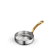 Сковорода для подачи круглая Silver 12х3,5 см. (1 ручка). Wilmax 554115/S