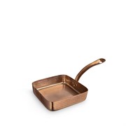 Сковорода для подачи квадратная Bronze Matt 12х12х3,5 см. (1 ручка). Wilmax 554222/S
