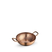 Сковорода для подачи круглая глубокая Bronze Matt 12х4,5 см. (2 ручки). Wilmax 554229/S