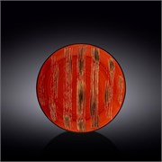 Тарелка обеденная Царапины красные 23 см. (Scratch Red). Wilmax 668213/A