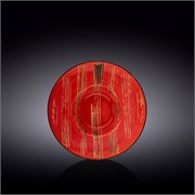 Тарелка для салата Царапины красные 20 см. 800 мл. (Scratch Red). Wilmax 668222/A