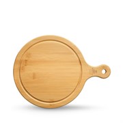 Доска сервировочная круглая с ручкой 40,5x30,5 см. Wilmax 771101/A