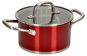 Кастрюля 1,8 л. нерж. сталь без покрытия, 16х9,5 см. Стендаль (Stendal). Regent 93-SD-02