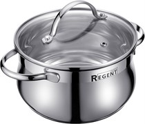 Кастрюля 2,5 л. нерж. сталь без покрытия 16х10 см. Моника (Monica). Regent 93-Mon-03
