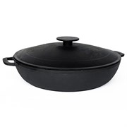 Жаровня чугунная крышкой 50 см. (2-е ручки). Гардарика 1850-3