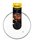 Крышка 22 см. низкая с пароотводом. Regent 93-LID-03-22