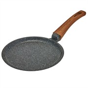 Сковорода блинная Мегалит 22 см. (ручка soft-touch, синий). Гардарика 0822-14