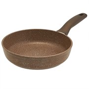 Сковорода глубокая Алтай 22 см. без крышки, ручка Soft Touch (покрытие  Мраморное). Гардарика 1222-07