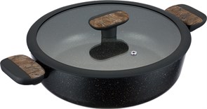 Сотейник с двумя ручками 3,3л с крышкой 26 см. Linea ALBERO (индукция). Regent 62-1226