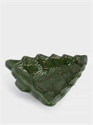 Блюдо глубокое Елка 18x16x5 см. (керамика). Anna Lafarg ANLAF-JIA-220125-3